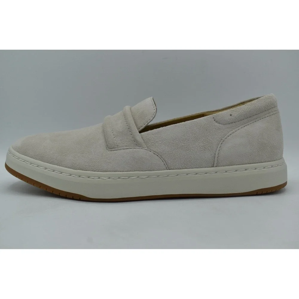 Dansko Womens EU 39 Josephine Suede Taupe Slip On Sneakers Loafers Shoes